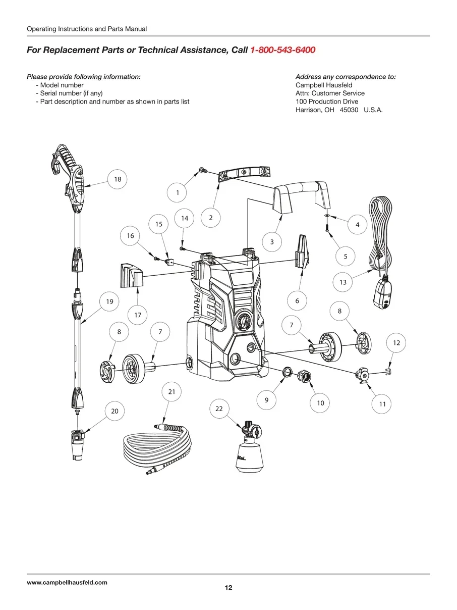 CAMPBELL HAUSFELD, PW150100, IPL.12